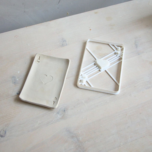 Emporte-pièce Tampon - Carte As coeur