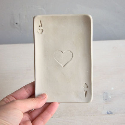 Emporte-pièce Tampon - Carte As coeur
