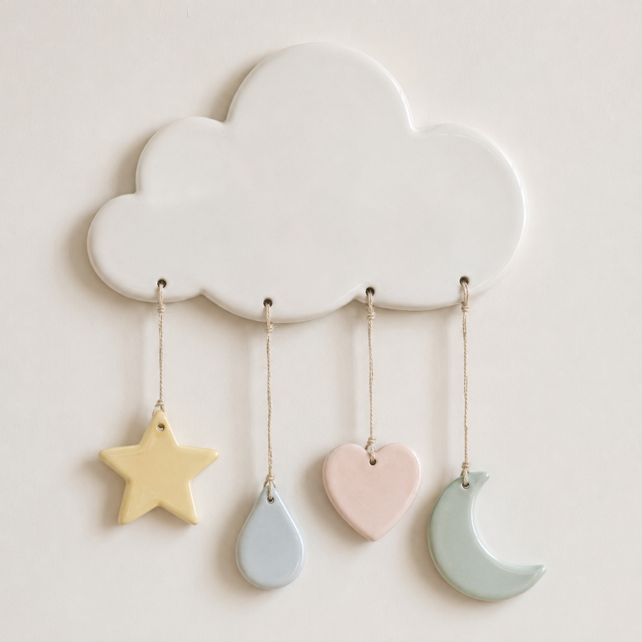 Pack emporte-pièces mobile enfant – Nuage