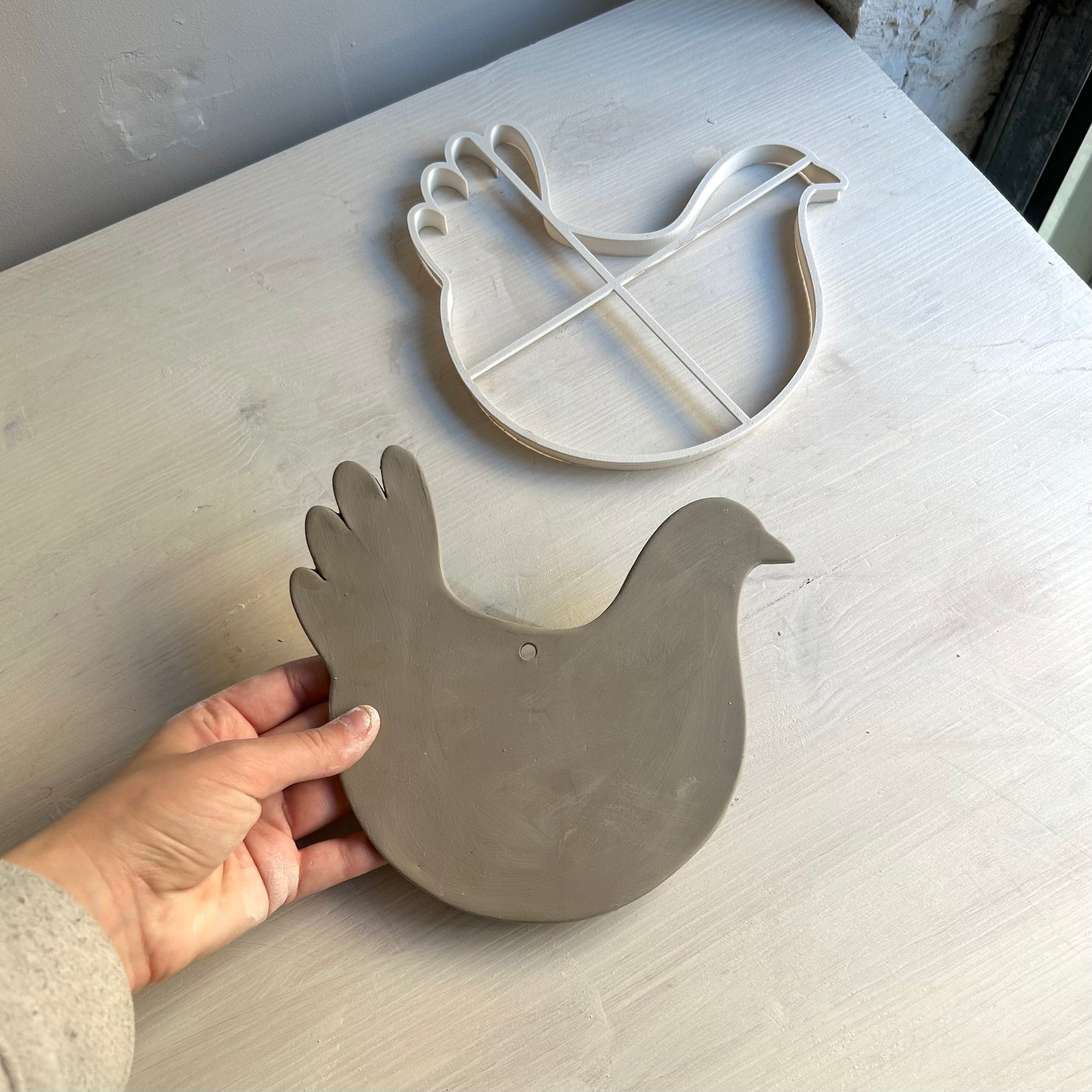 Poule décorative