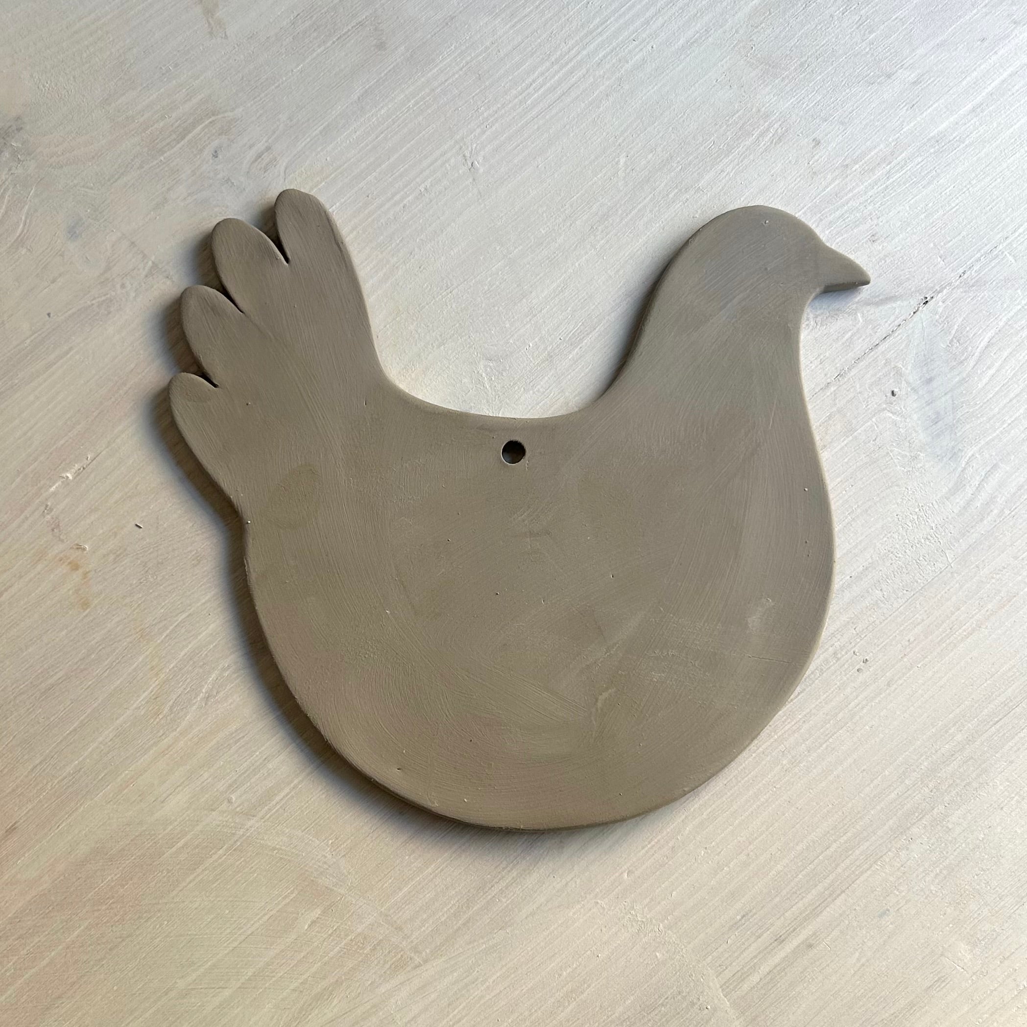Poule décorative