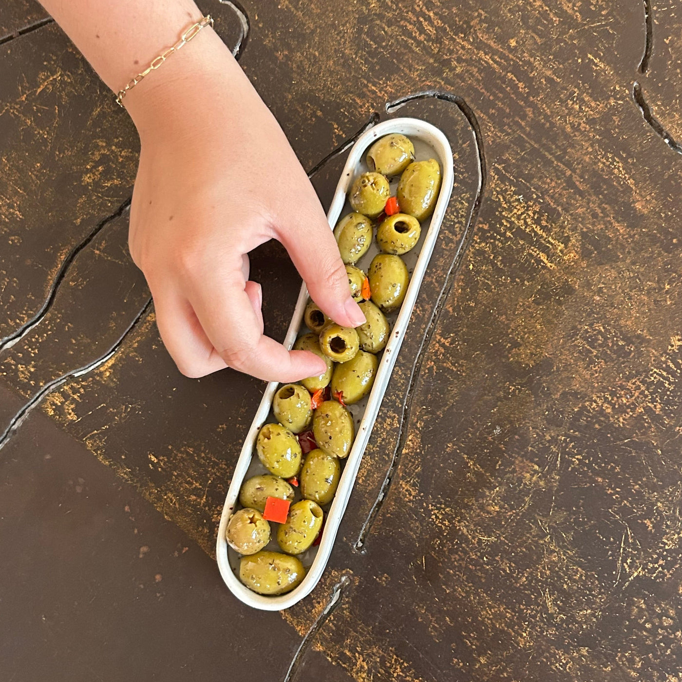 Emporte-pièce Présentoir olives