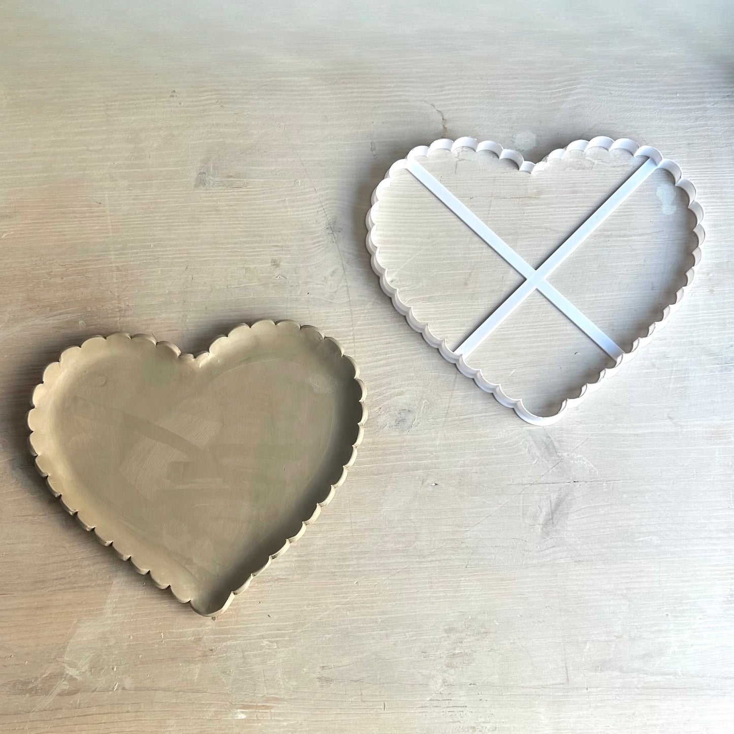 Coupelle cœur festonné