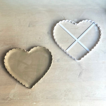 Coupelle cœur festonné