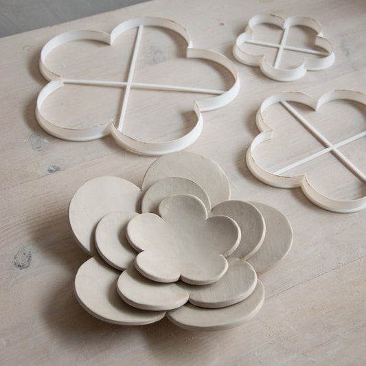 Pack 3 Emporte-pièces - Fleurs 5 pétales