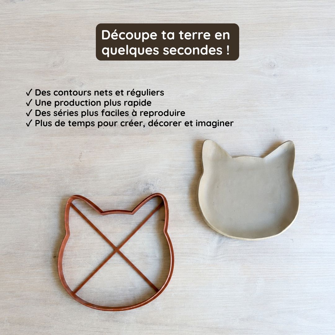 Emporte-pièce - Tête chat