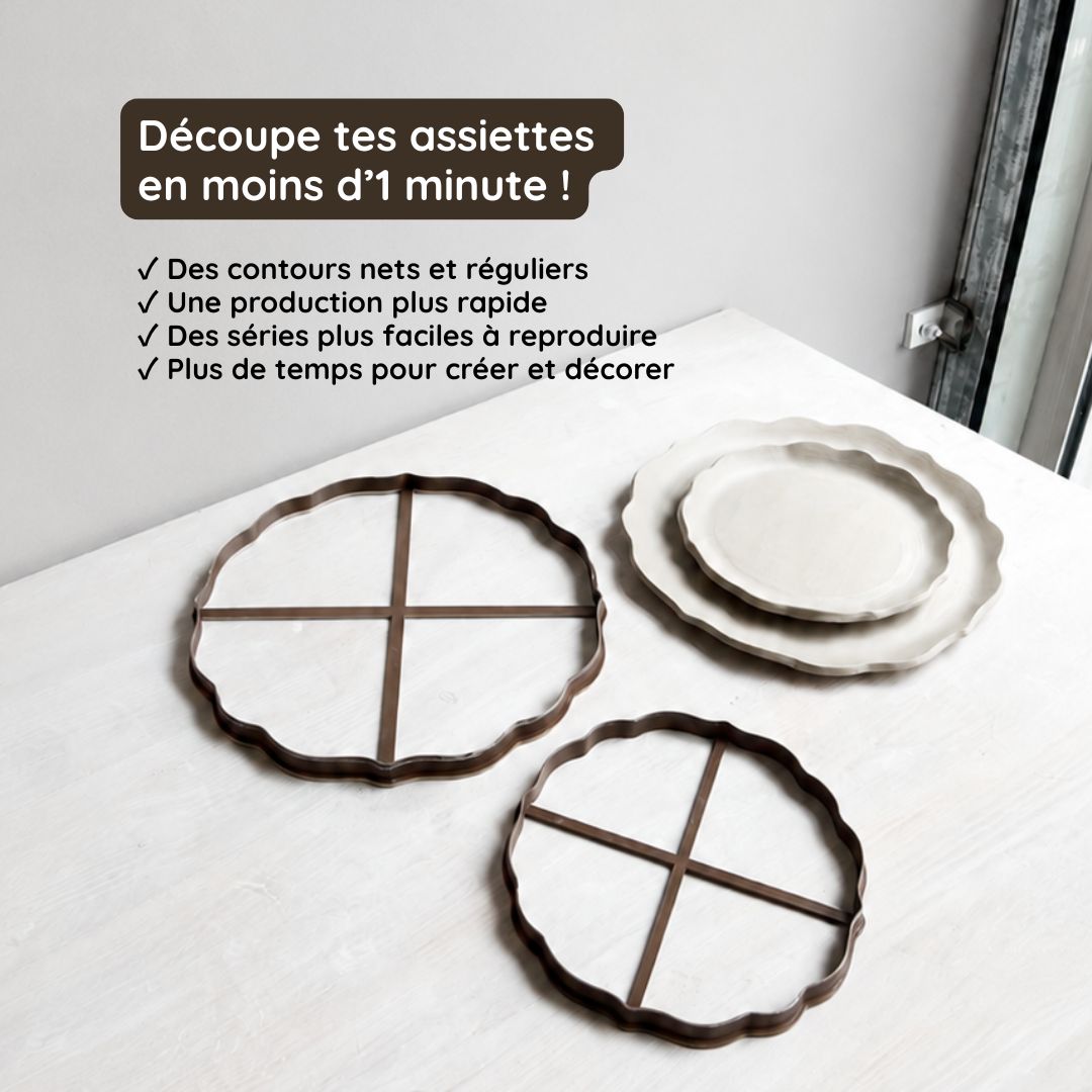 Emporte-pièce - Assiettes anciennes