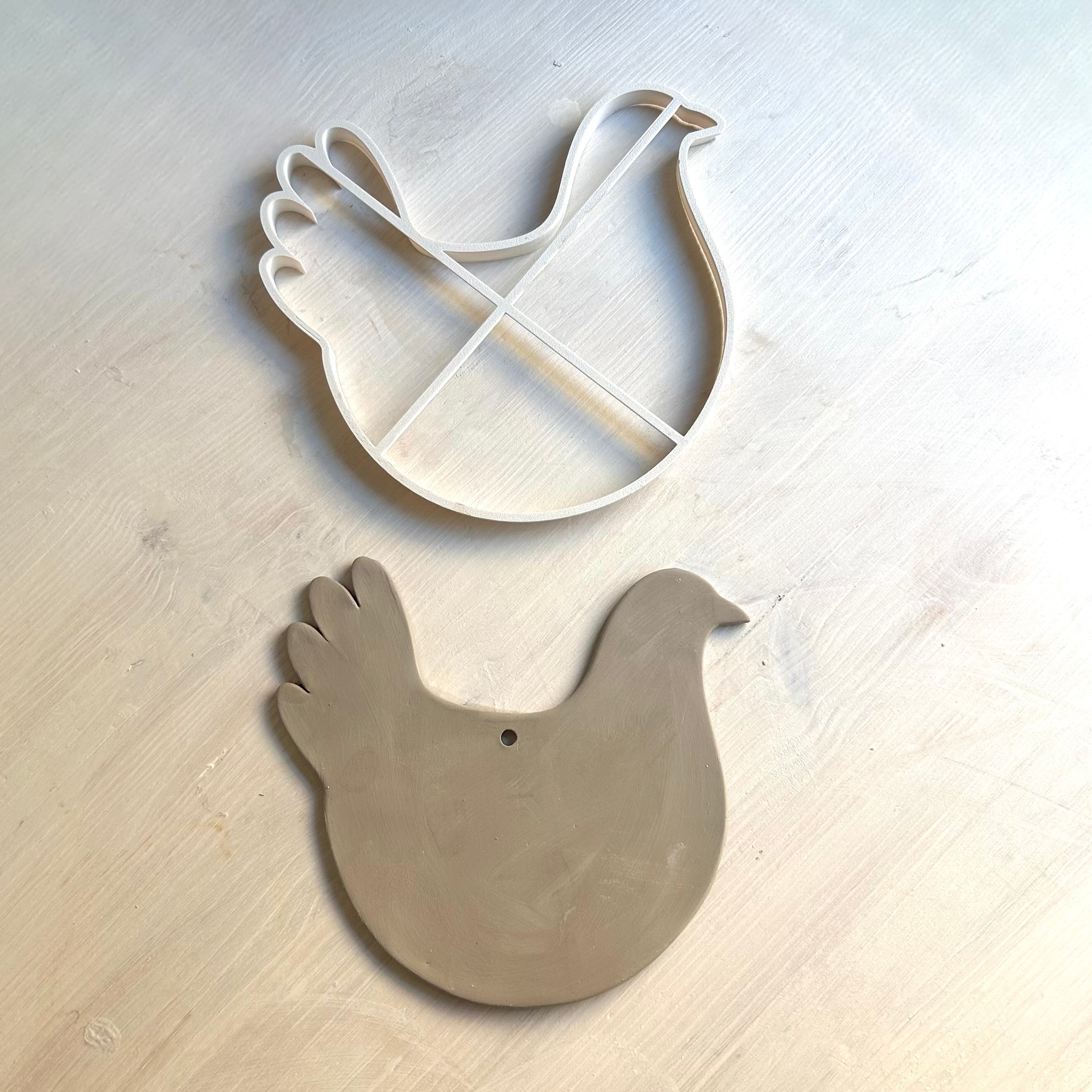 Poule décorative