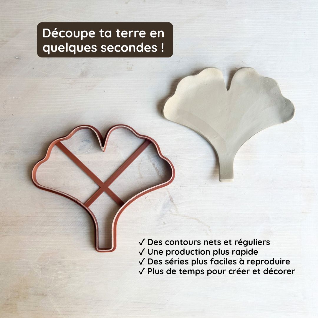 Emporte-pièce - Feuille Ginkgo