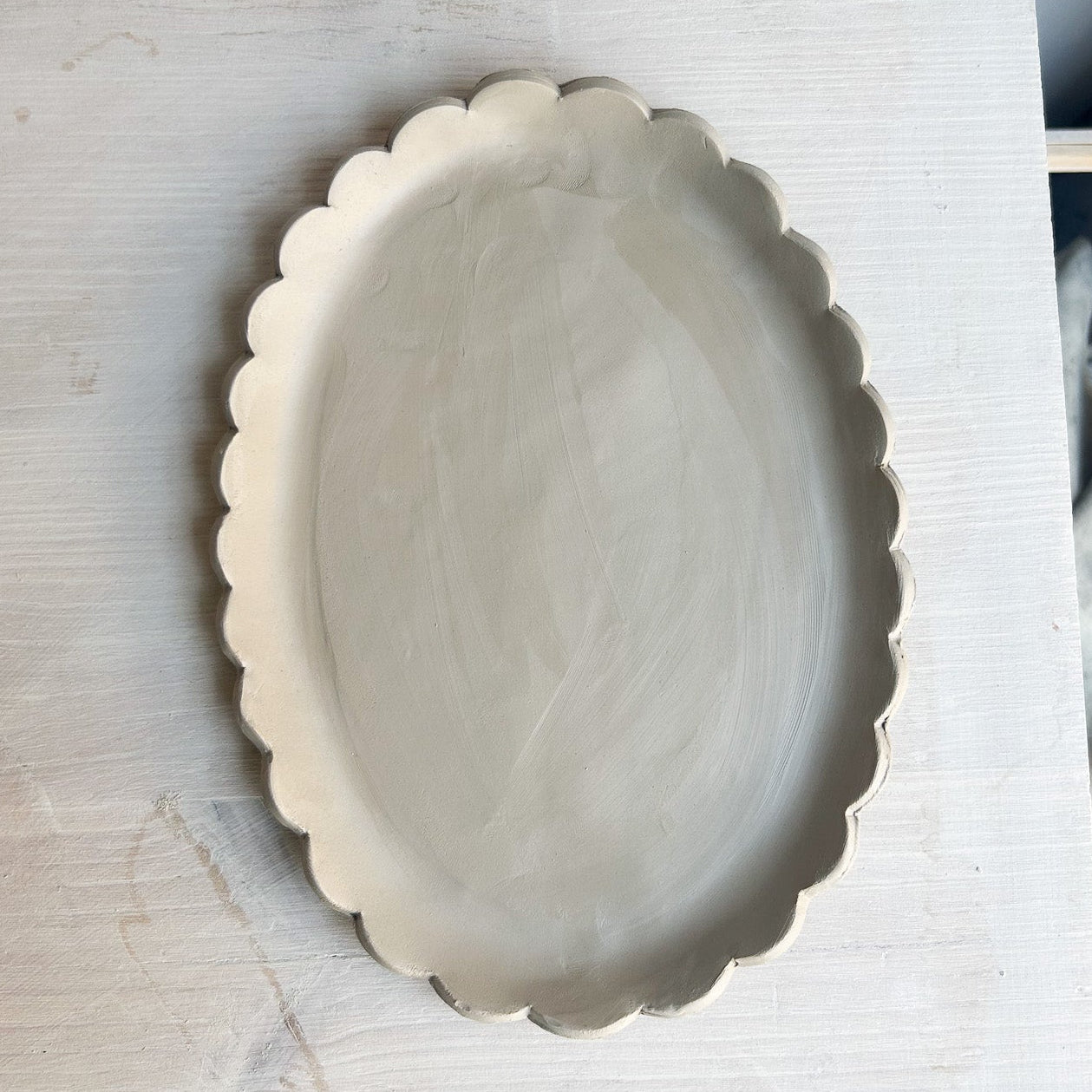 Emporte-pièce - Plat ovale festonné