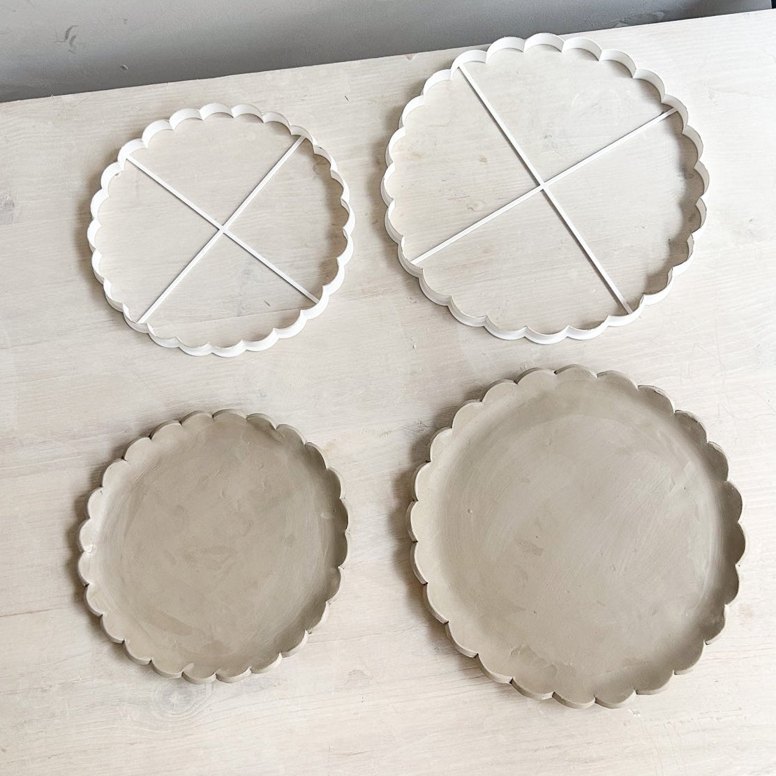 Assiette Festonnée (Plusieurs tailles)