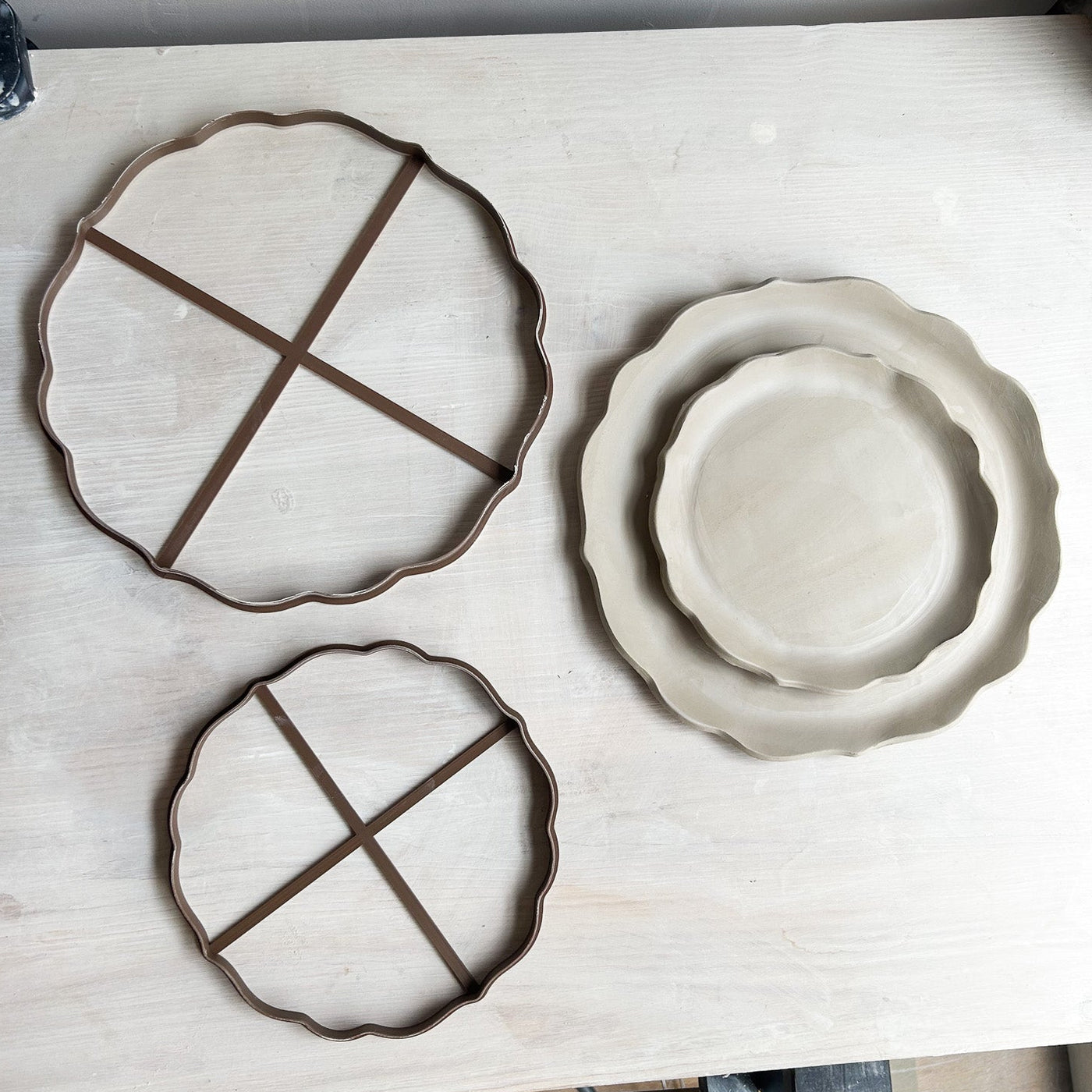 Emporte-pièce - Assiettes anciennes