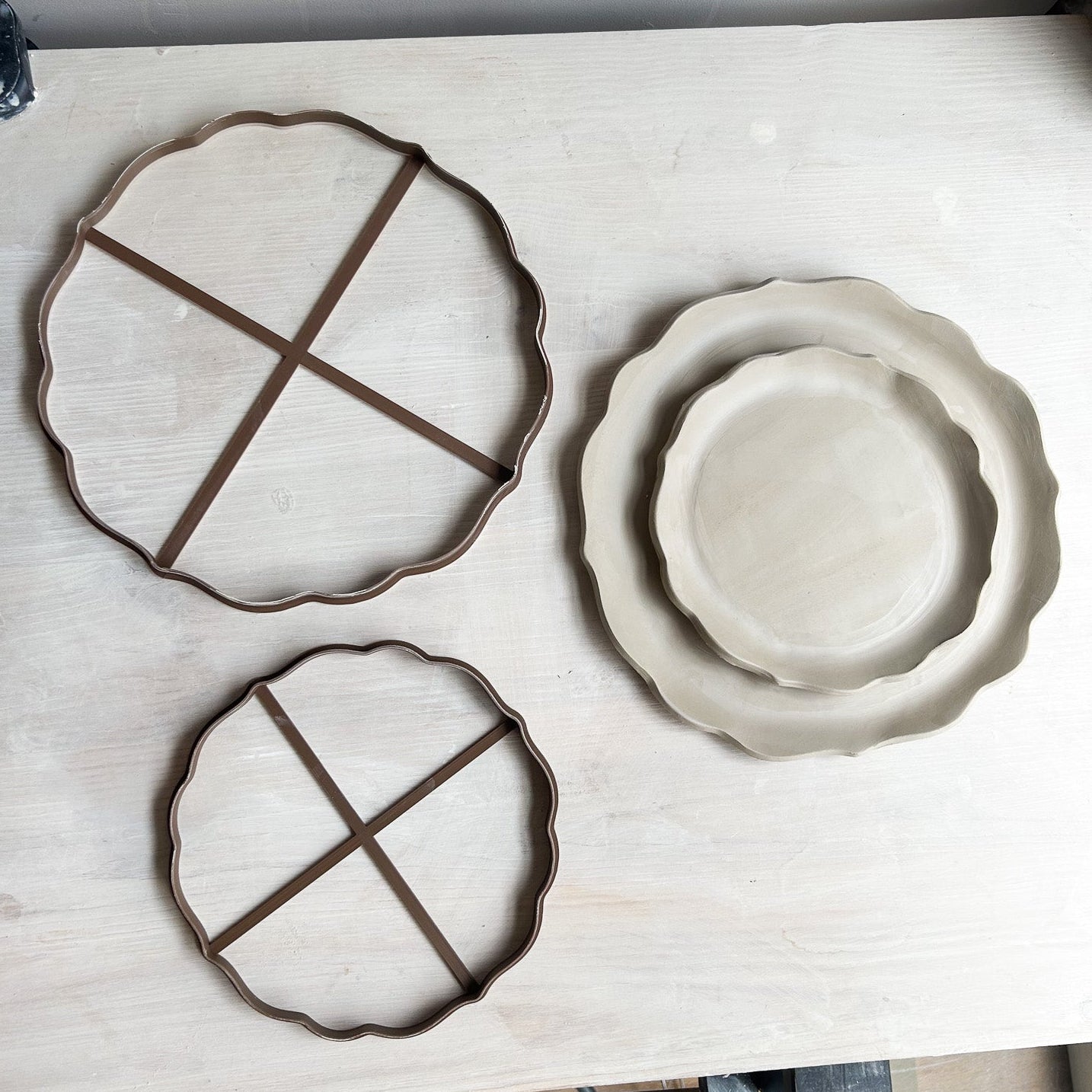 Emporte-pièce - Assiettes anciennes