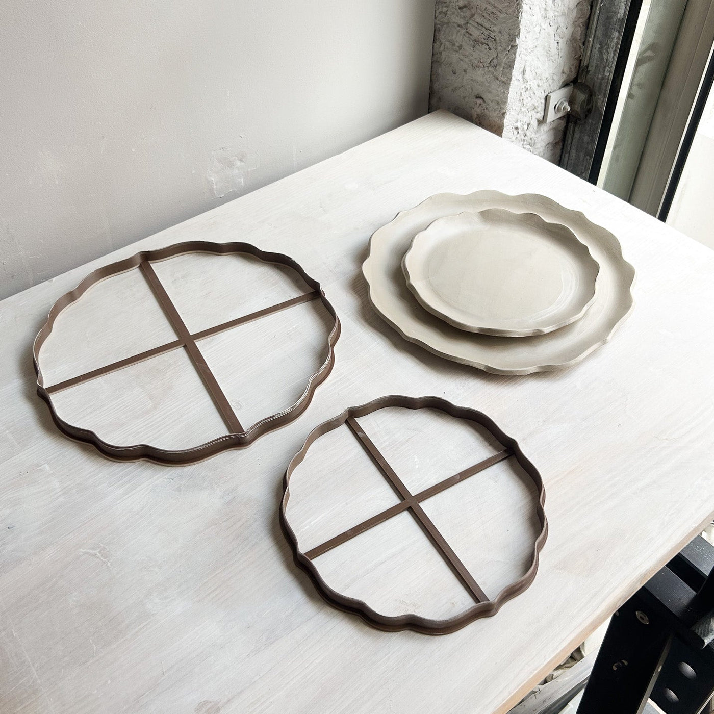 Emporte-pièce - Assiettes anciennes