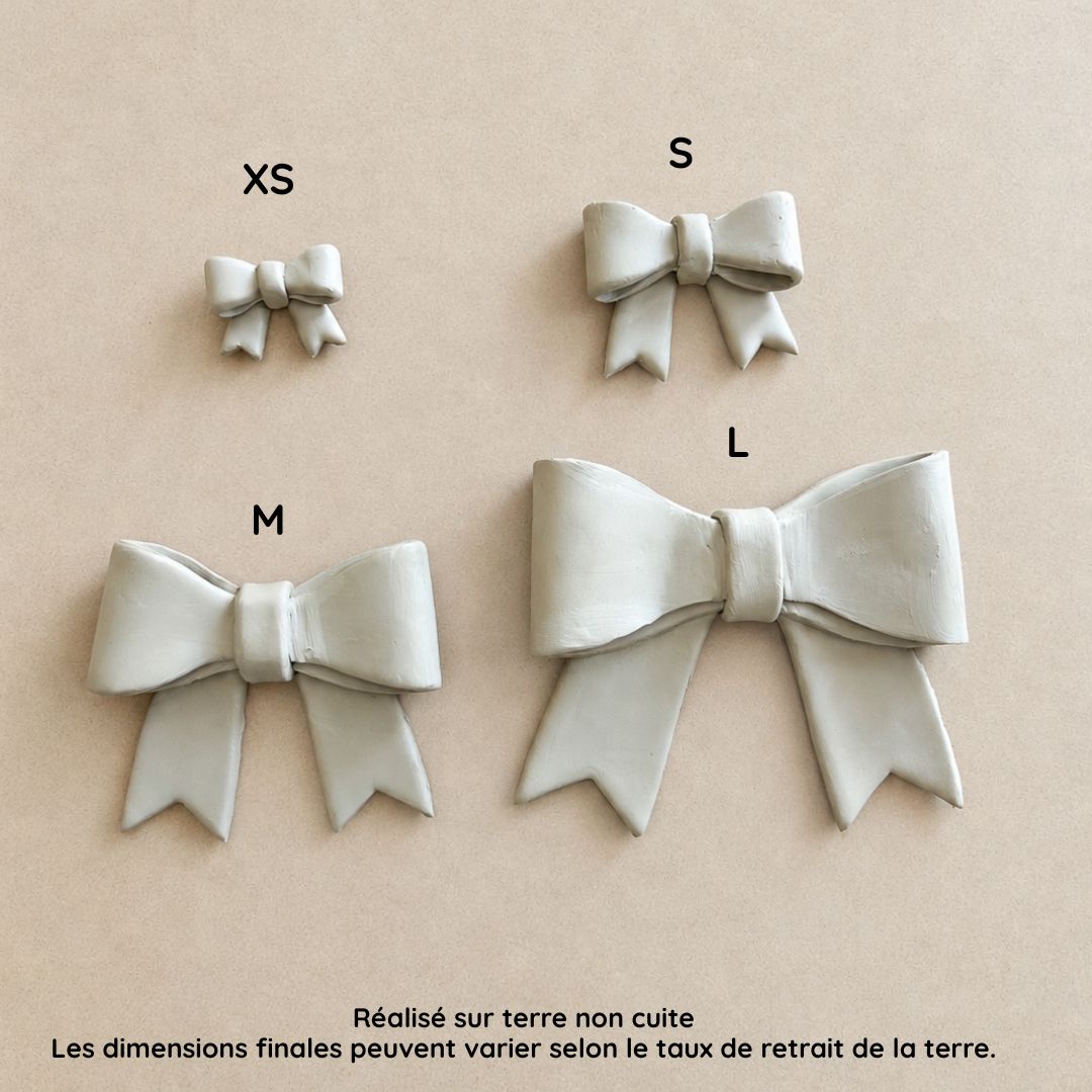 Emporte-pièce - Noeud ruban 3D