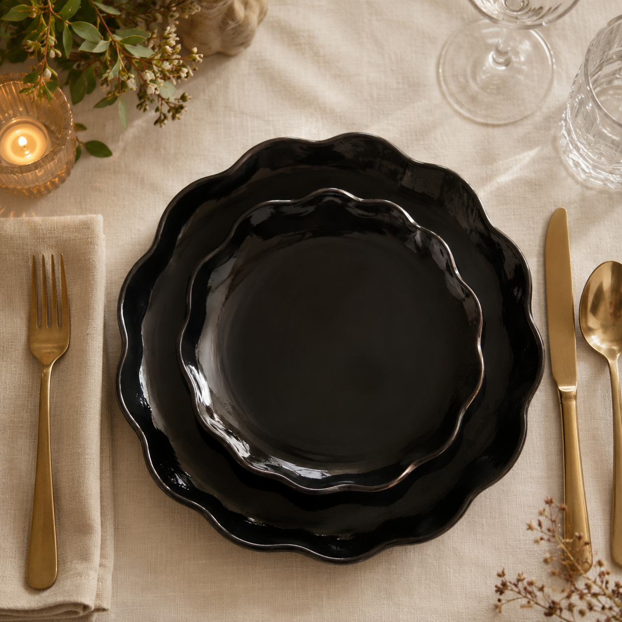 Emporte-pièce - Assiettes ondulées (Plusieurs tailles)