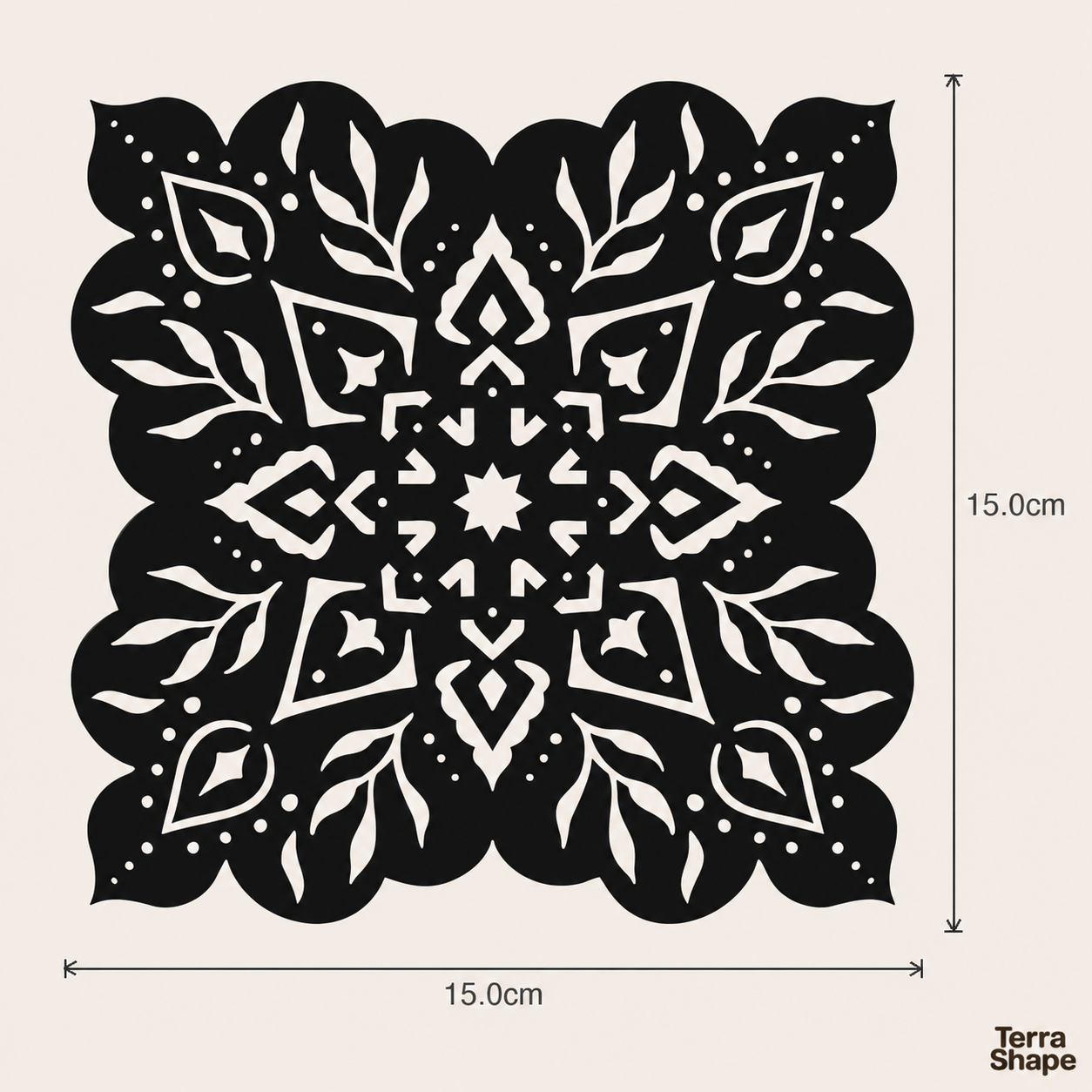 Tampon/Empreinte Arabesque n°1