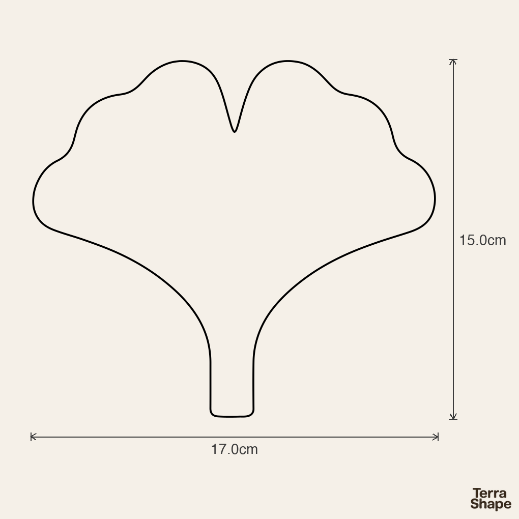 Emporte-pièce - Feuille Ginkgo