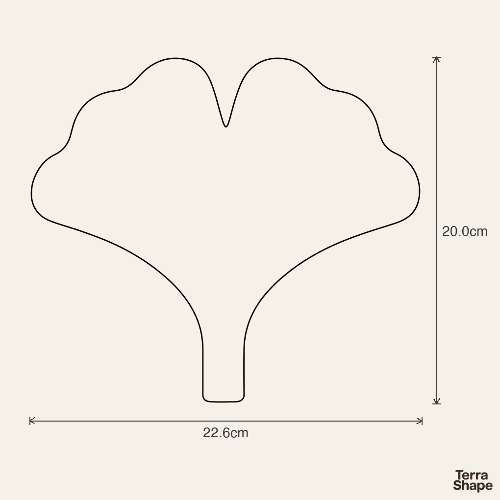 Emporte-pièce - Feuille Ginkgo