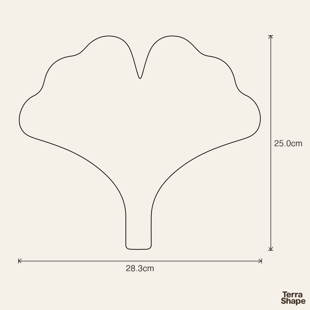 Emporte-pièce - Feuille Ginkgo