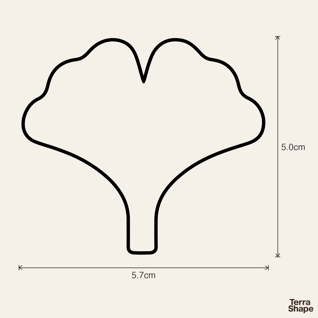 Emporte-pièce - Feuille Ginkgo