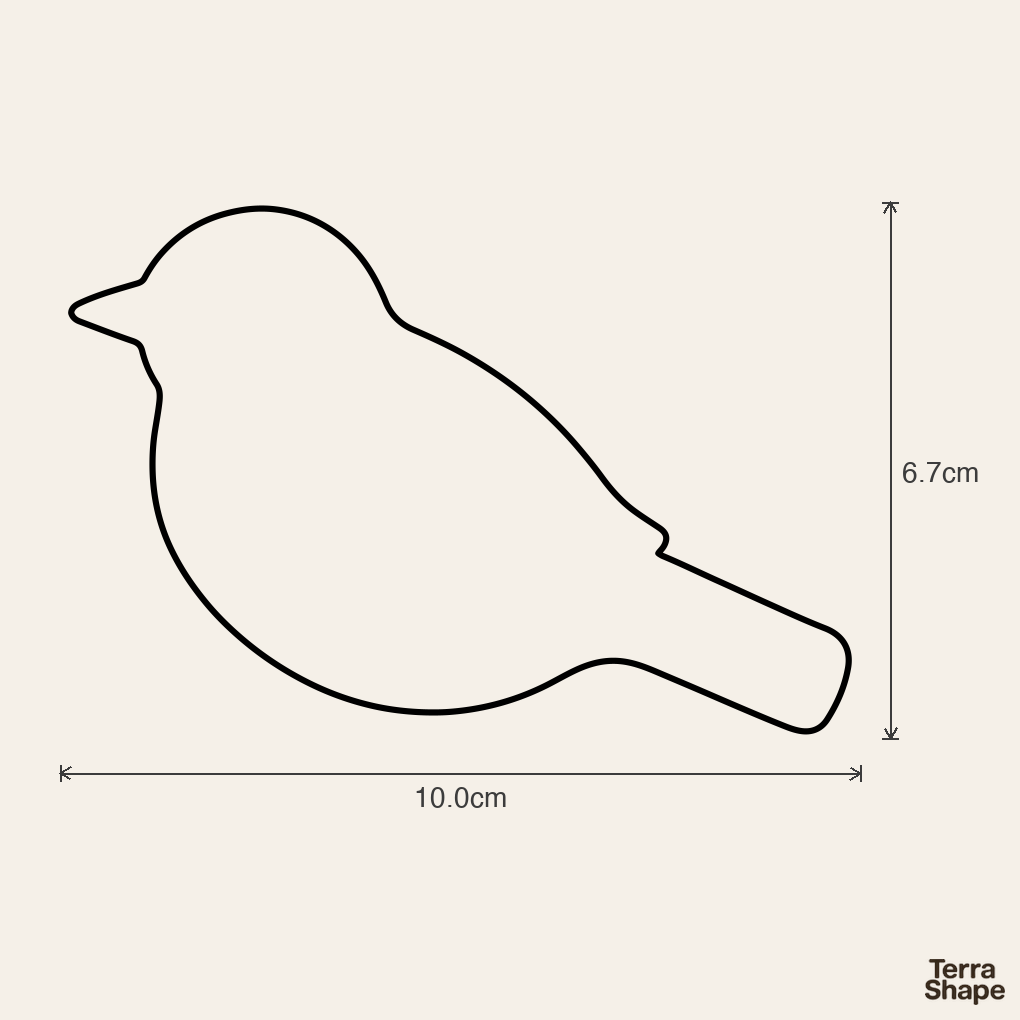 Emporte-pièce - Oiseau