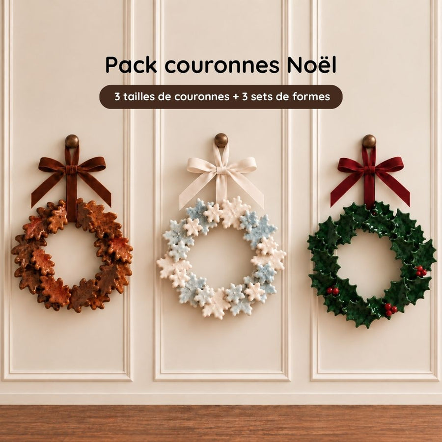 Pack de couronnes de Noël