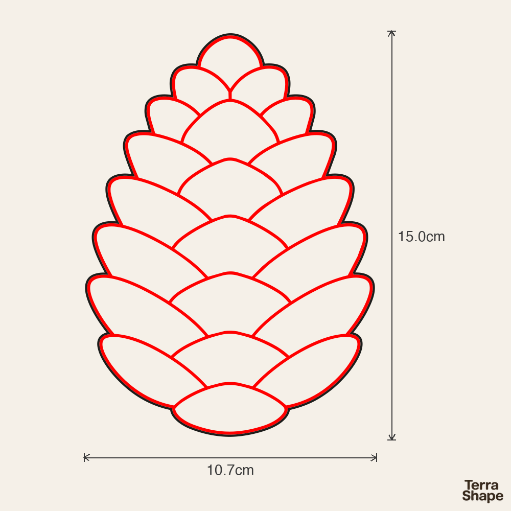 Emporte-pièce - Pomme de pin
