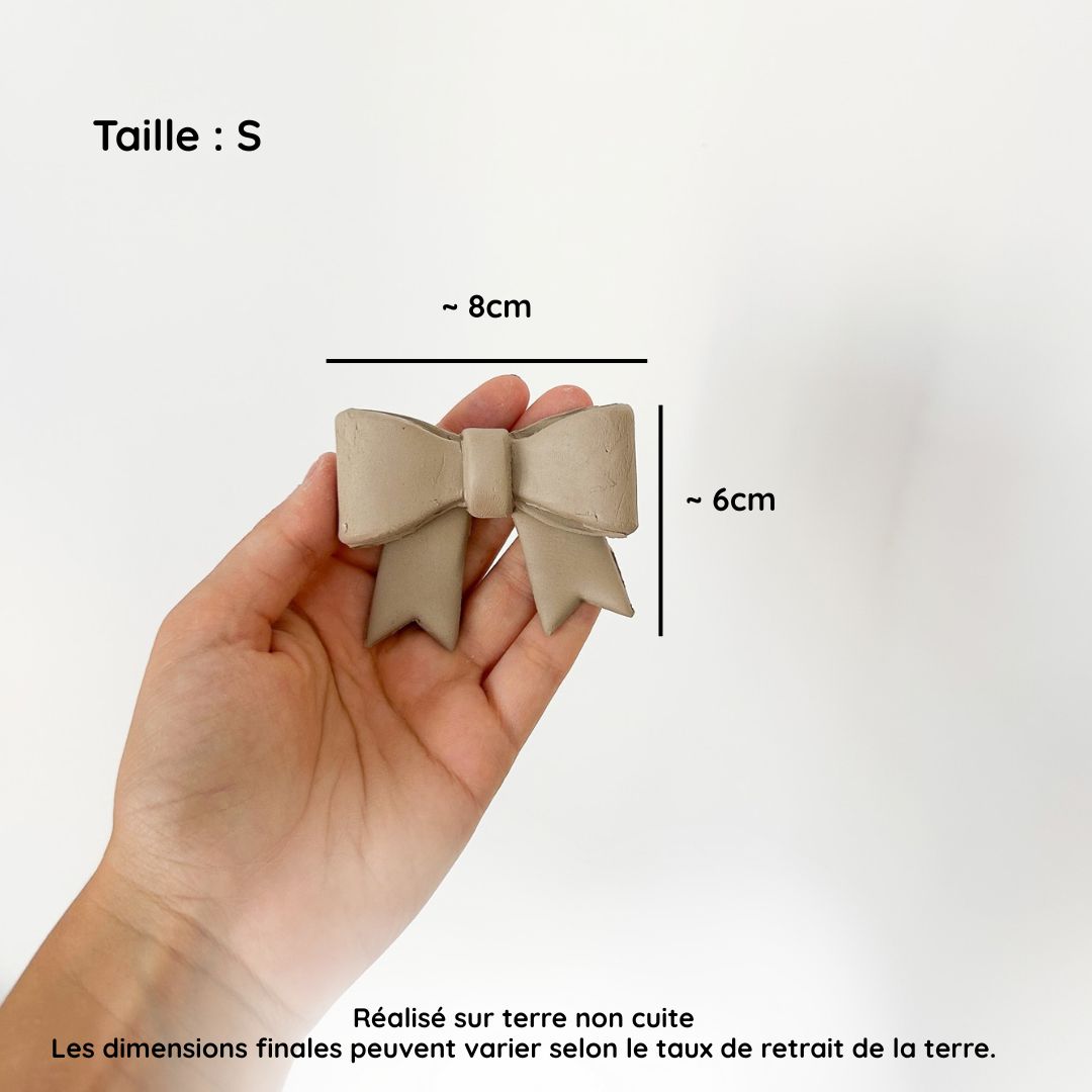 Emporte-pièce - Noeud ruban 3D