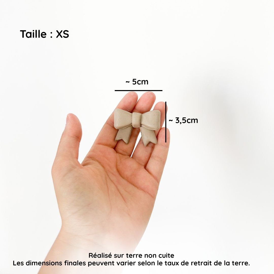 Emporte-pièce - Noeud ruban 3D