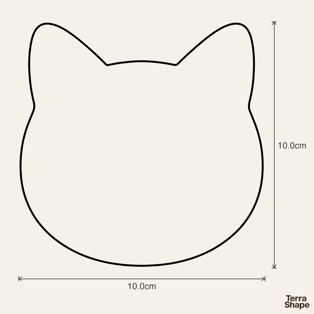 Emporte-pièce - Tête chat