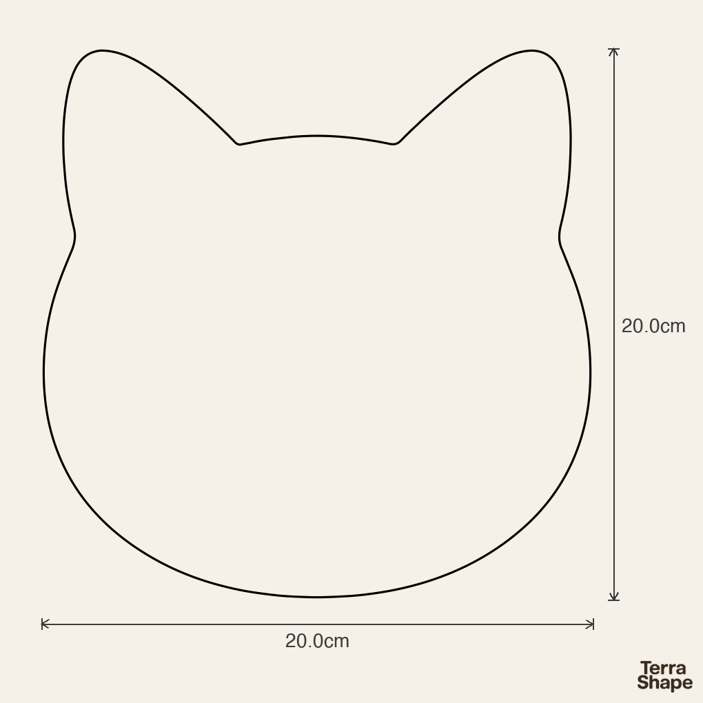 Emporte-pièce - Tête chat