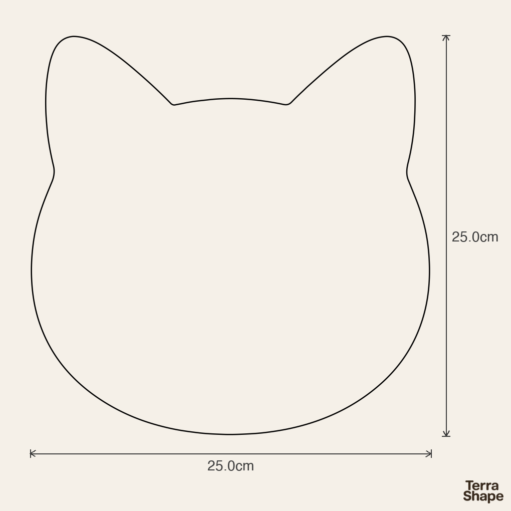 Emporte-pièce - Tête chat