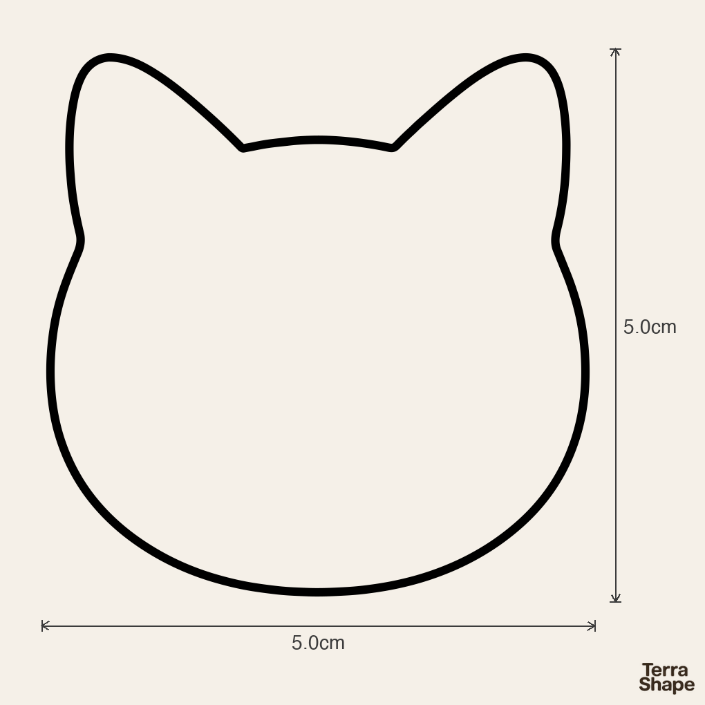 Emporte-pièce - Tête chat